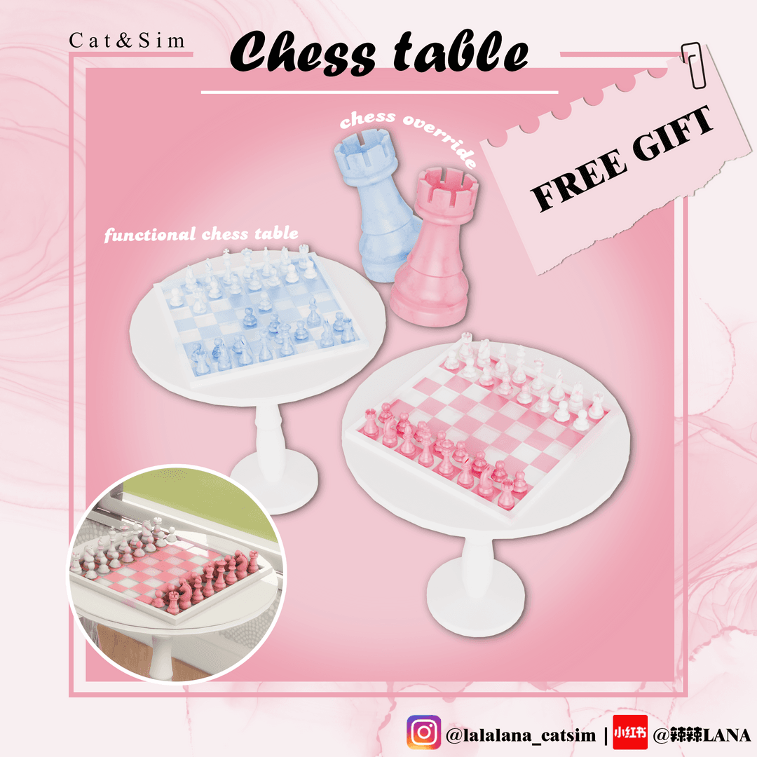 Скриншот мода Шахматный стол и перекраска дефолтных шахмат Chess table&override